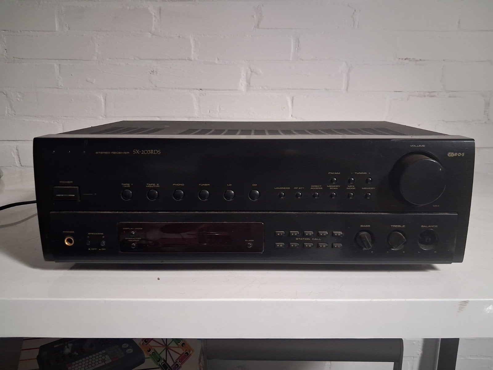 Pioneer SX-203RDS Stereo Receiver Versterker, Ophalen of Verzenden, Gebruikt