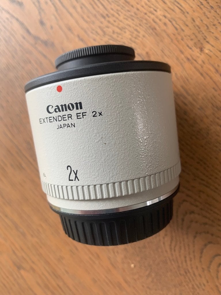 Canon Extender EF 2x Teleconverter, Ophalen, Gebruikt, Canon, Lensdoppen