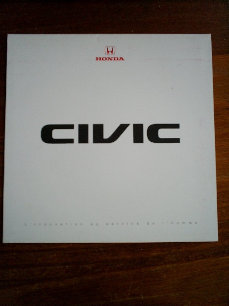Honda Civic [ 2000 ] Frans, Verzenden, Zo goed als nieuw, Honda