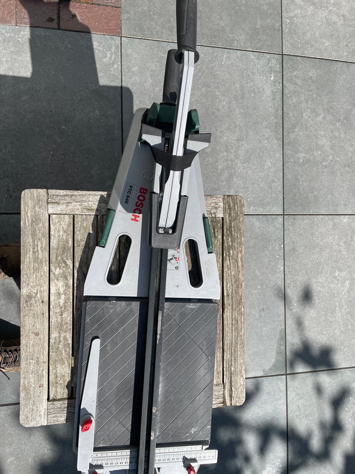 Bosch PTC 640 tegelsnijder, Ophalen, Gebruikt