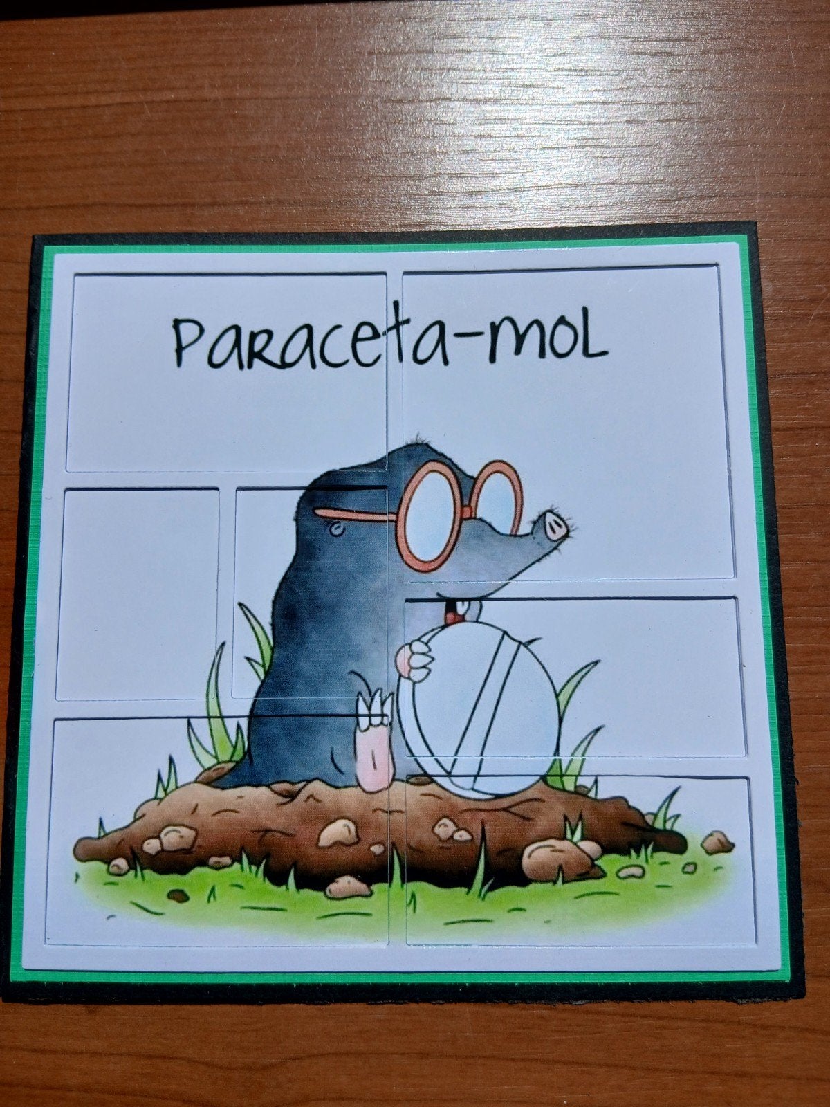 Kaart ziek paracera-mol molletje 898 = 1,75, Ophalen of Verzenden, Zo goed als nieuw