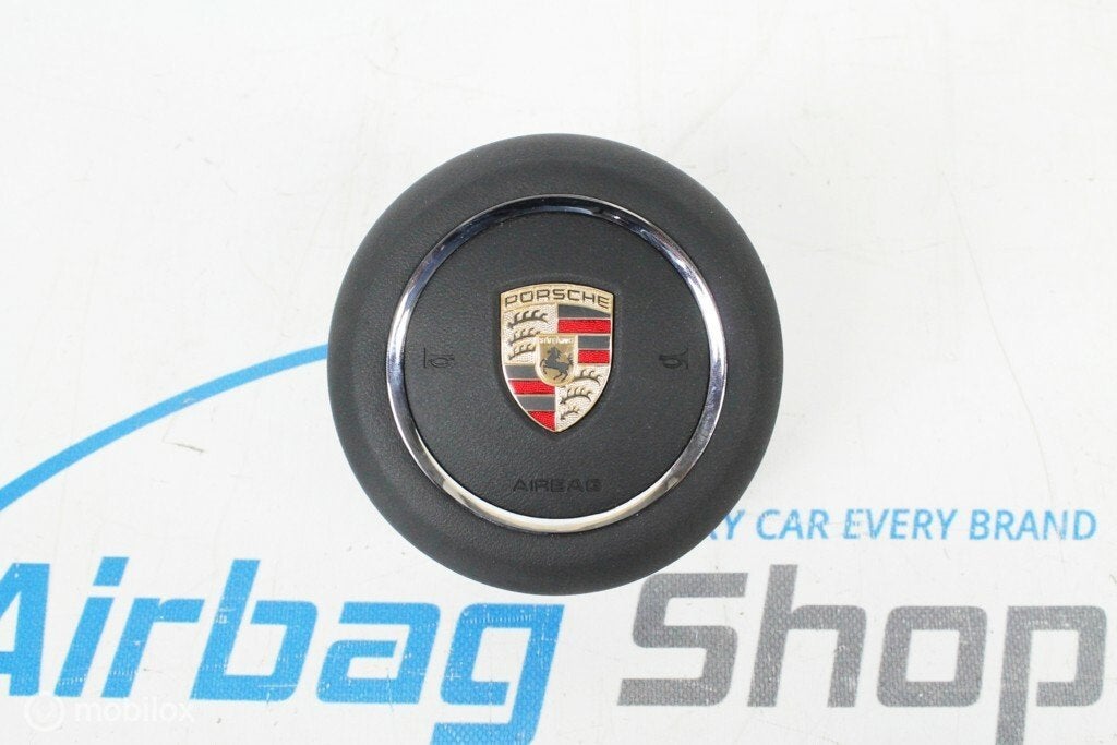 Stuur airbag zwart Porsche Macan (2014-heden), Gebruikt, Ophalen of Verzenden