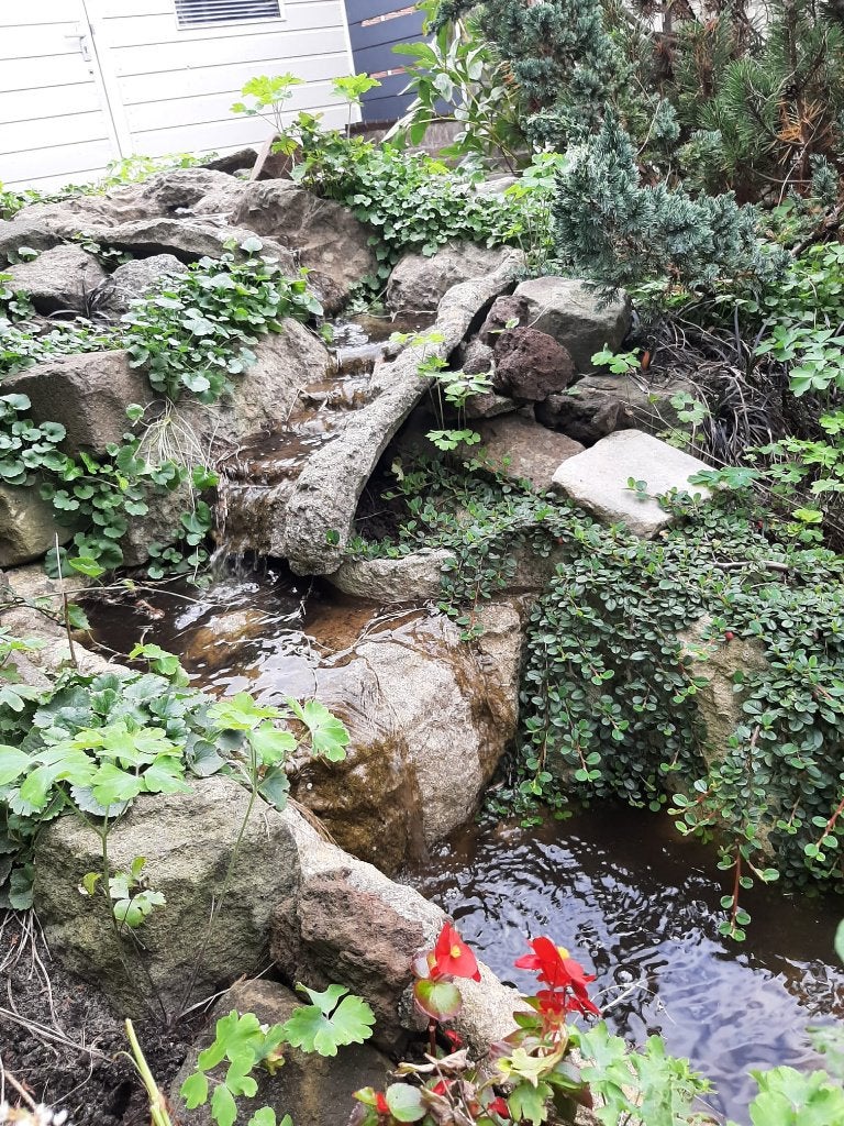 waterval, Ophalen, Gebruikt, Beton, Waterval
