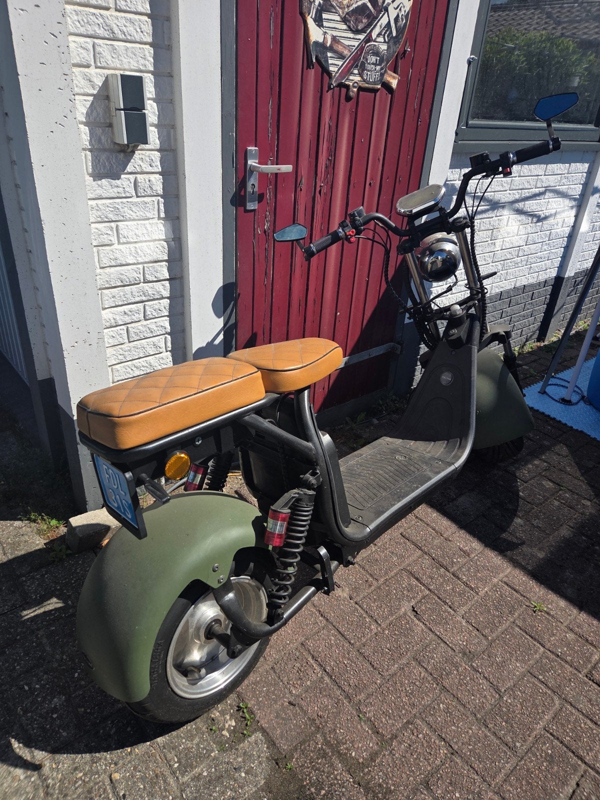 Stoere elektrische scooter - Citycoco stijl, Fietsen en Brommers, Ophalen of Verzenden, Gebruikt, Elektrisch, Overige merken