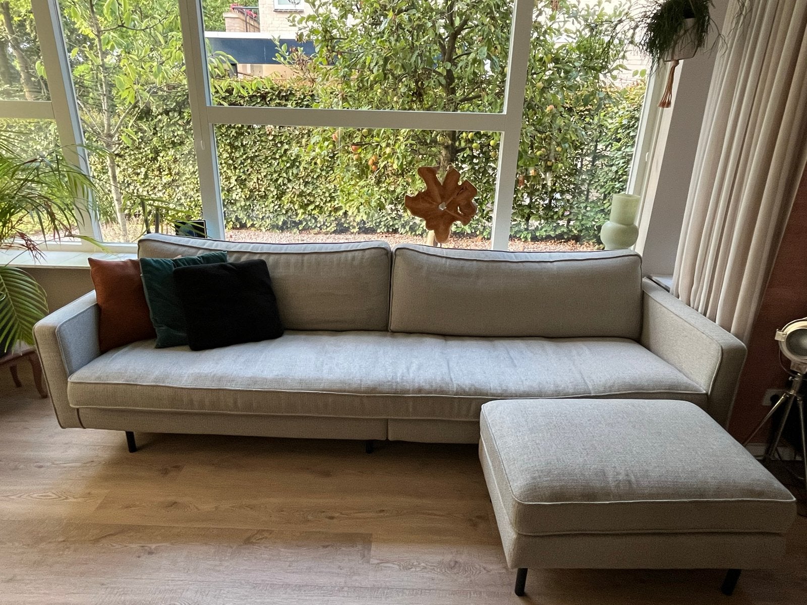 Be Pure Home Rodeo 3-zitsbank met hocker, Ophalen, 250 tot 300 cm, Gebruikt, Driepersoons