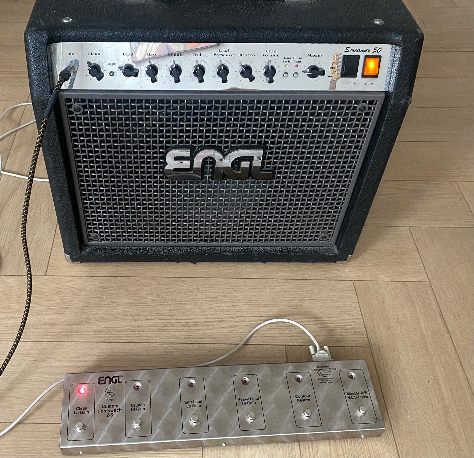 ENGL Screamer 50 E330 buizencombo + Z-5 footswitch, Ophalen, Zo goed als nieuw, 50 tot 100 watt