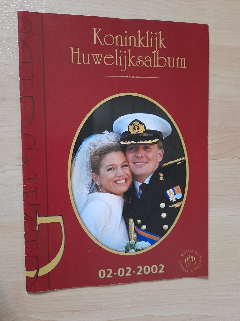 KONINKLIJK HUWELIJKSALBUM 02-02-2002 WILLEM ALEXANDER MAXIMA, Ophalen of Verzenden, Zo goed als nieuw, Overige onderwerpen