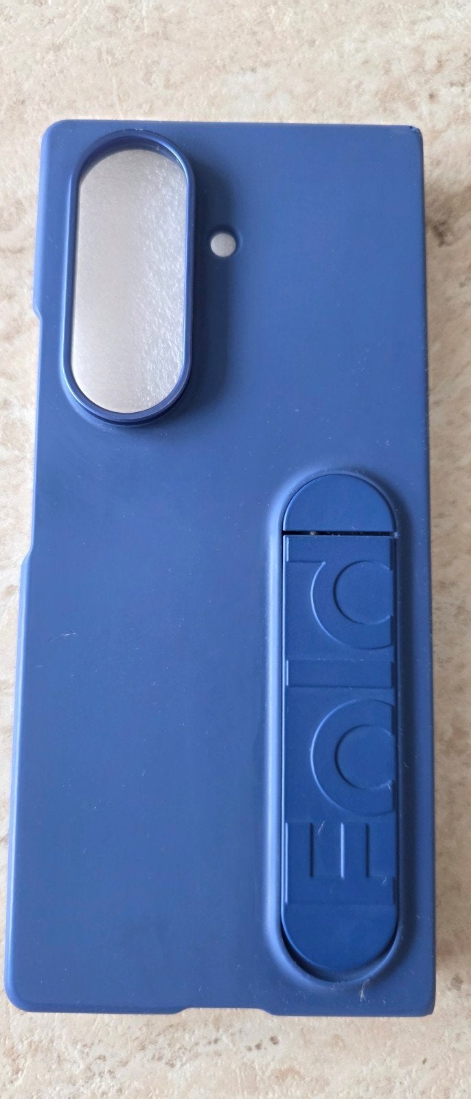 Z FOLD 7 Blauwe telefoonhoes met standaard, Ophalen of Verzenden, Nieuw, Hoesje of Tasje