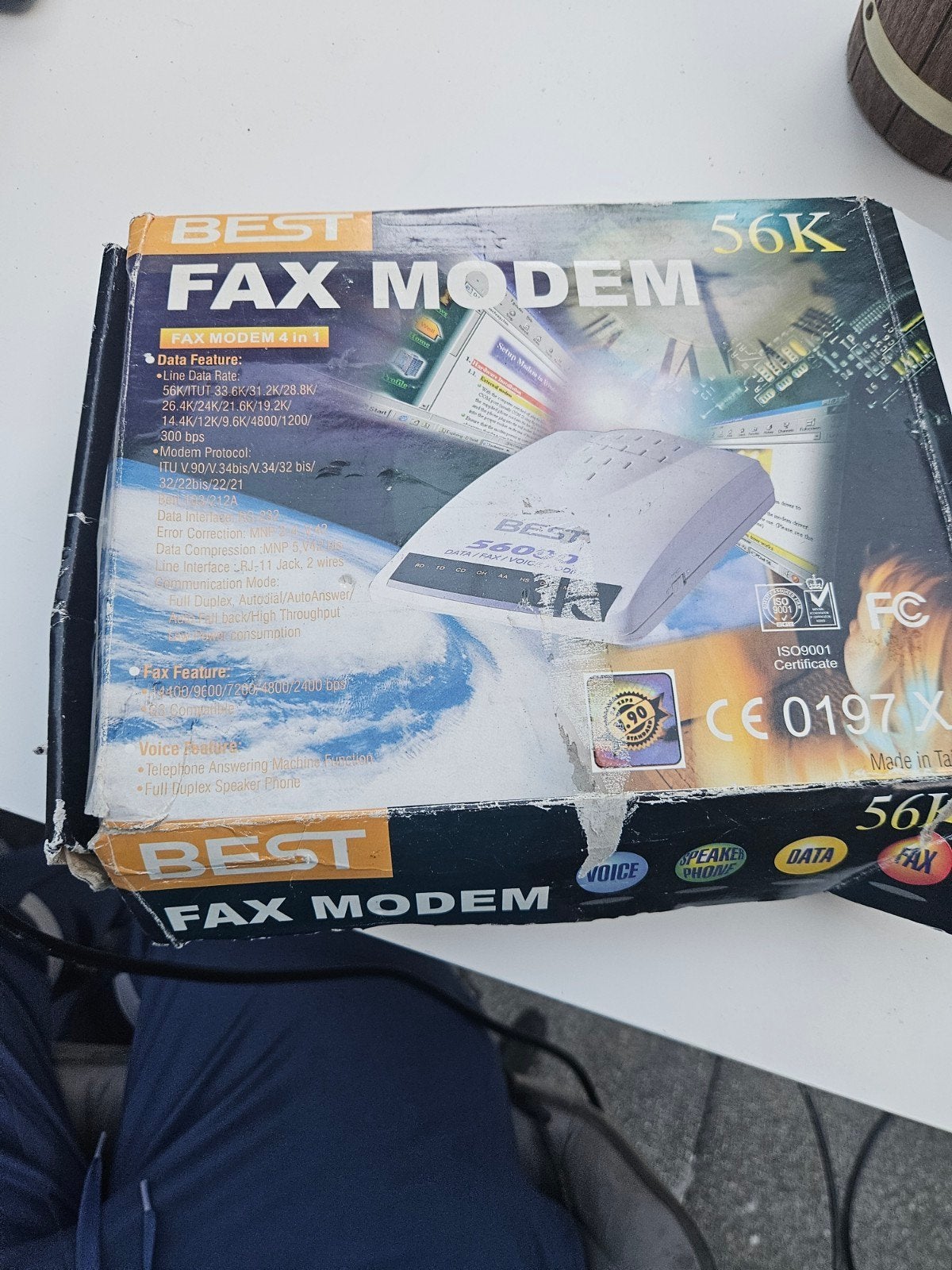 BEST 56K Fax Modem 4-in-1 Data/Fax/Voice Modem, Ophalen of Verzenden, Gebruikt, Fax