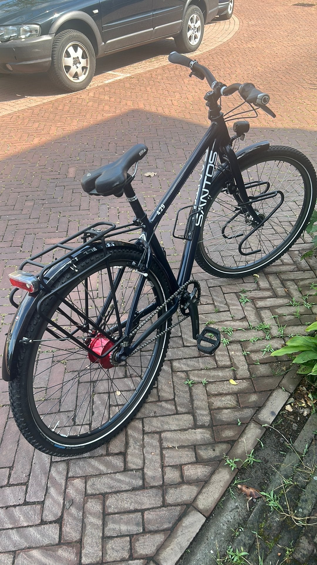 Santos Adventure 4.29 rohloffnaaf, 28 inch, 10 tot 15 versnellingen, Velgrem, Minder dan 49 cm