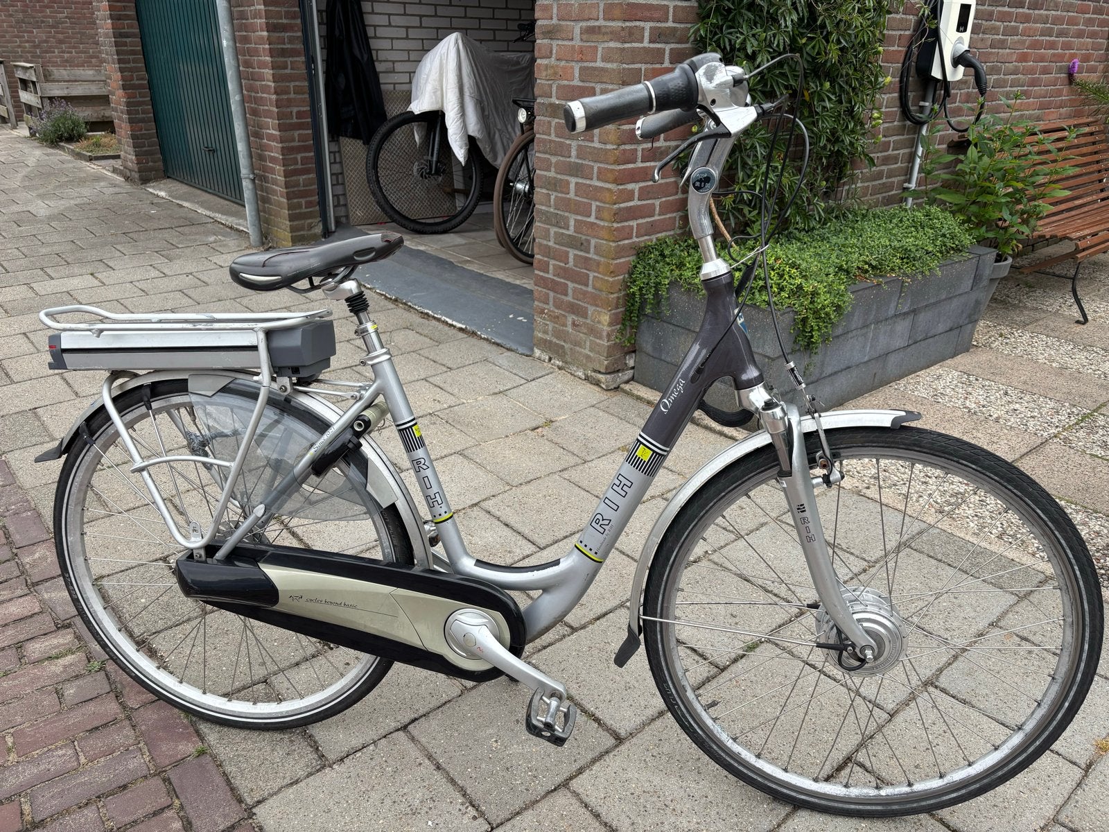 Rih Omega elektrische fiets - 50 cm frame - werkt nog, Fietsen en Brommers, Elektrische fietsen, 47 tot 51 cm, Ophalen, Gebruikt