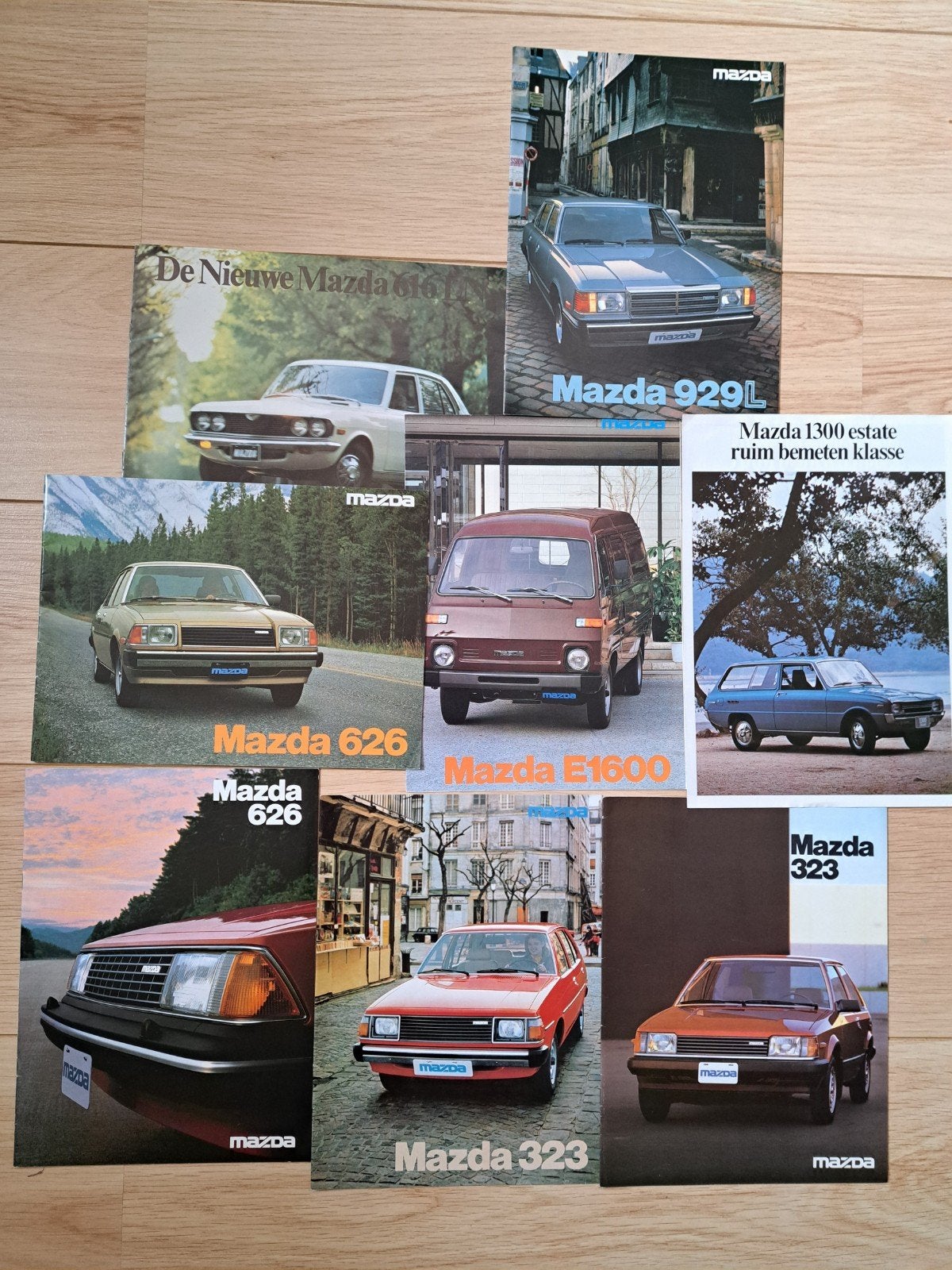 Mazda folders / documentatie, 8x, diverse modellen, nieuw, Ophalen of Verzenden, Mazda