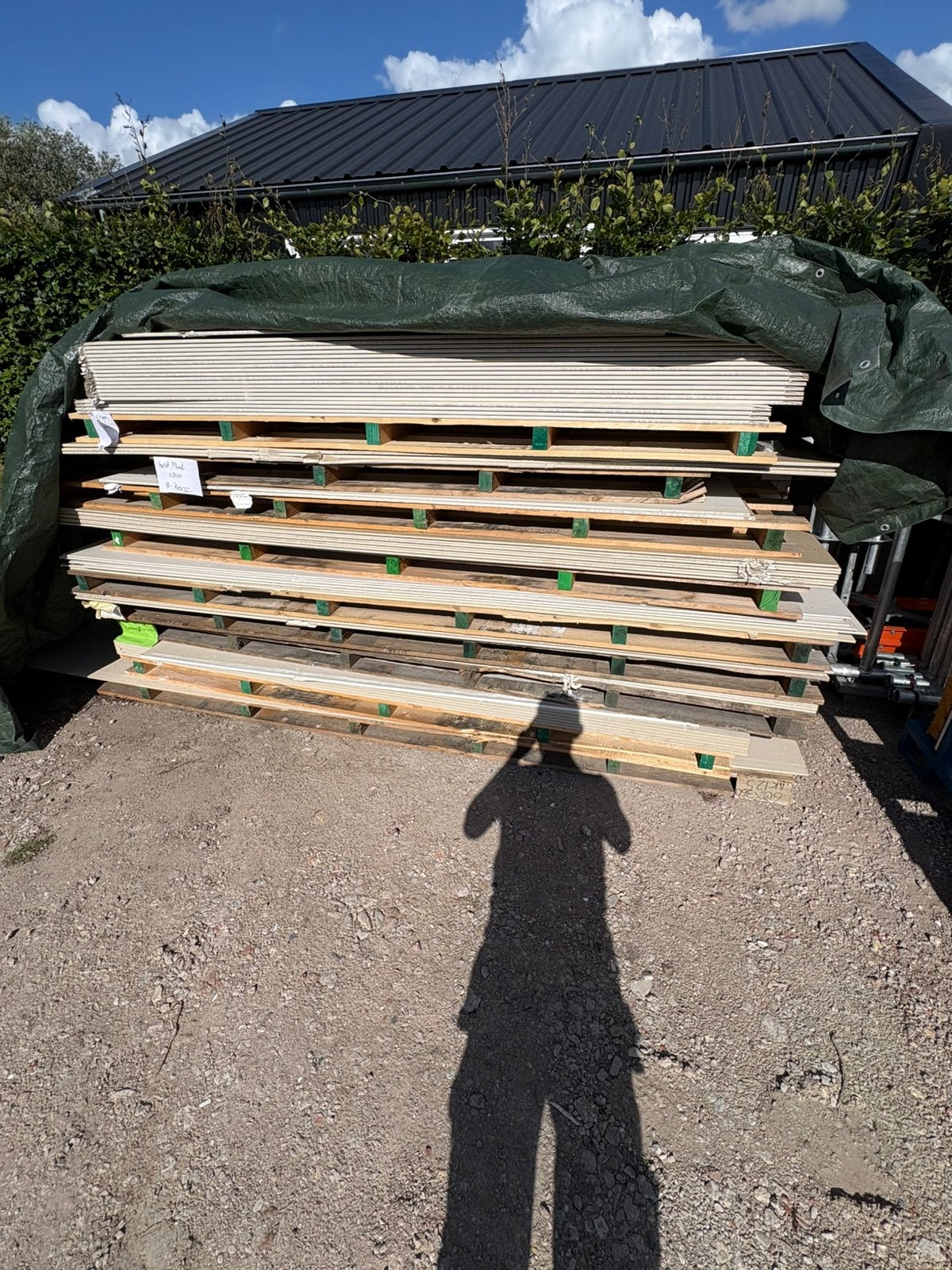 Partij gips, Overige materialen, Zo goed als nieuw, 15 m² of meer, Ophalen