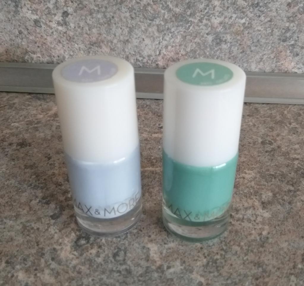 2 nieuwe Max & More nagellak, Ophalen, Paars, Nieuw, Handen en Nagels