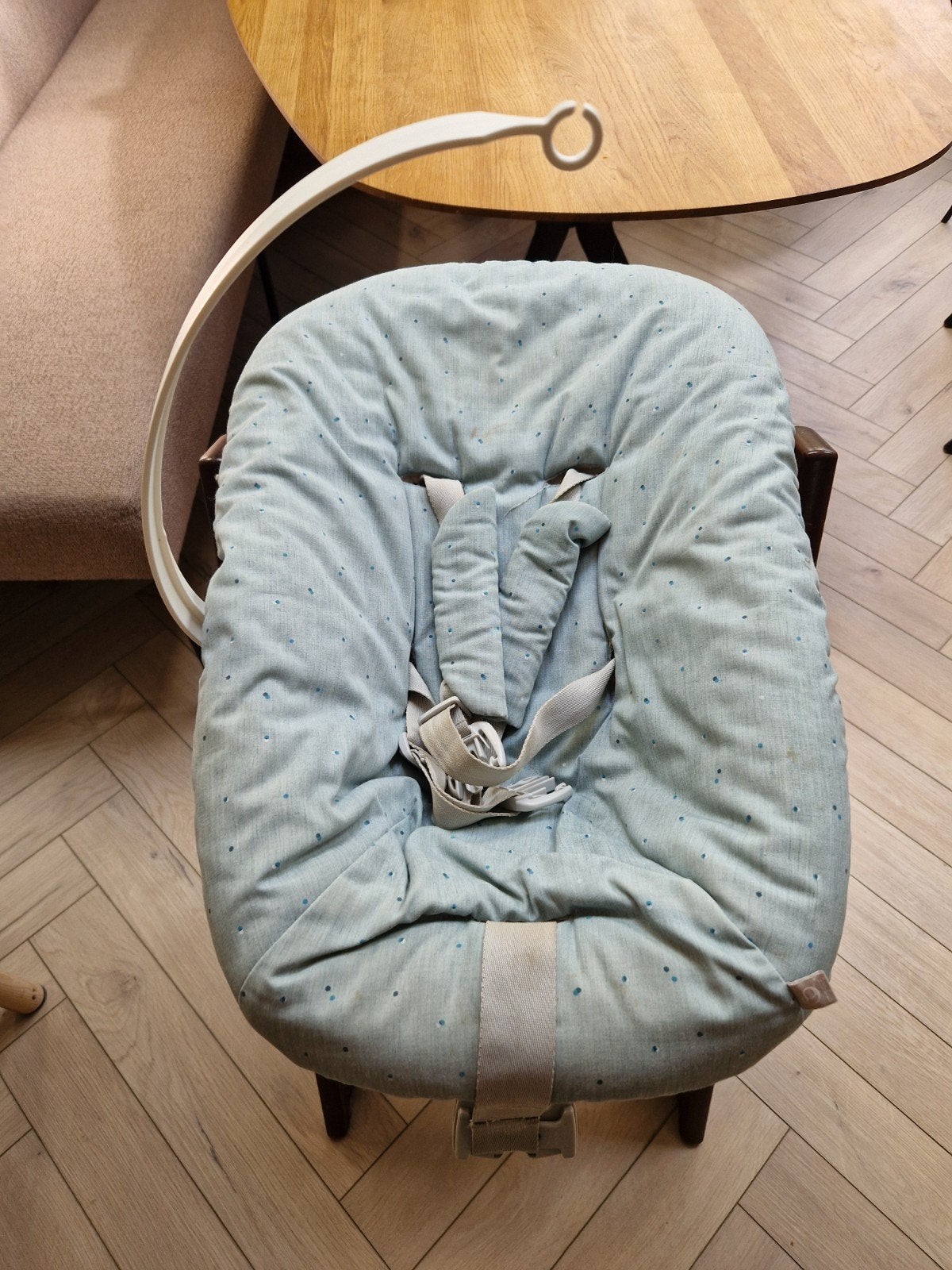 Stokke Newborn Set voor Tripp Trapp stoel - Compleet, Ophalen of Verzenden, Gebruikt, Meegroeistoel, Gordel(s)