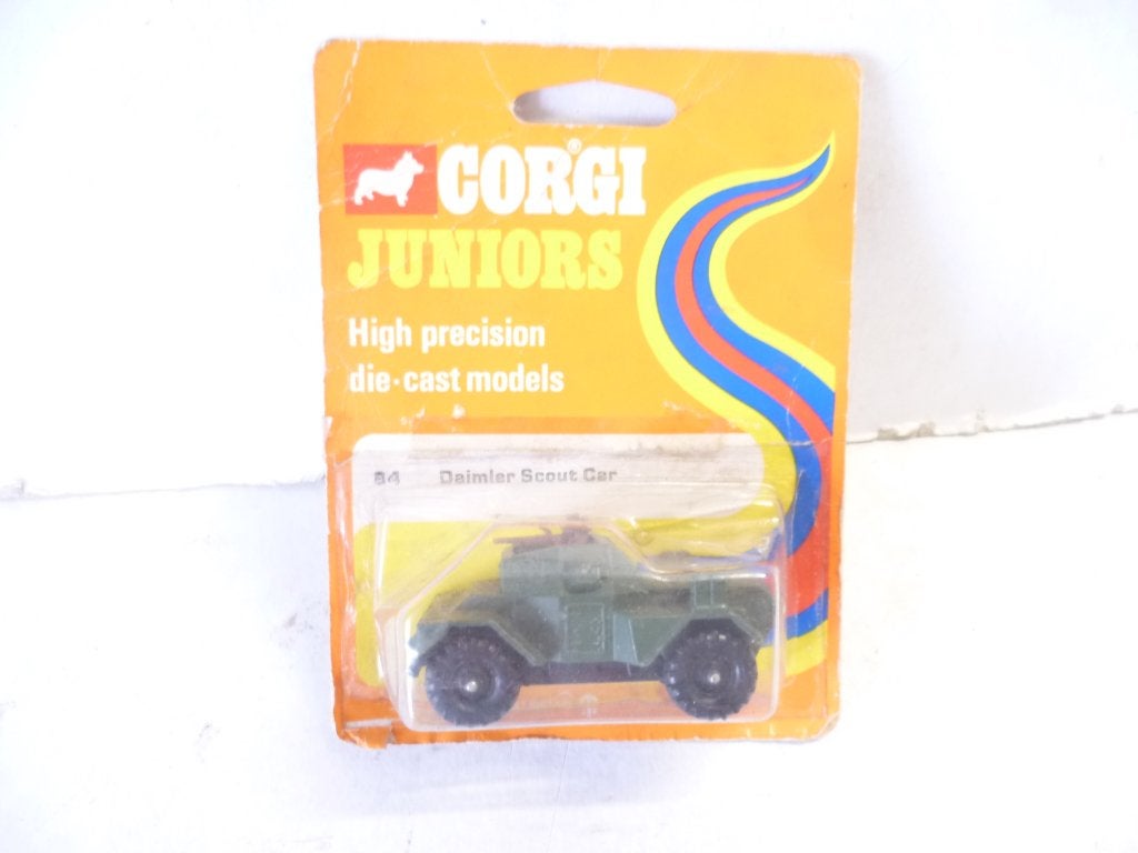 Corgi Juniors 84 uit 1973 Daimler Scout Car militair auto., Ophalen of Verzenden, Nieuw, Auto