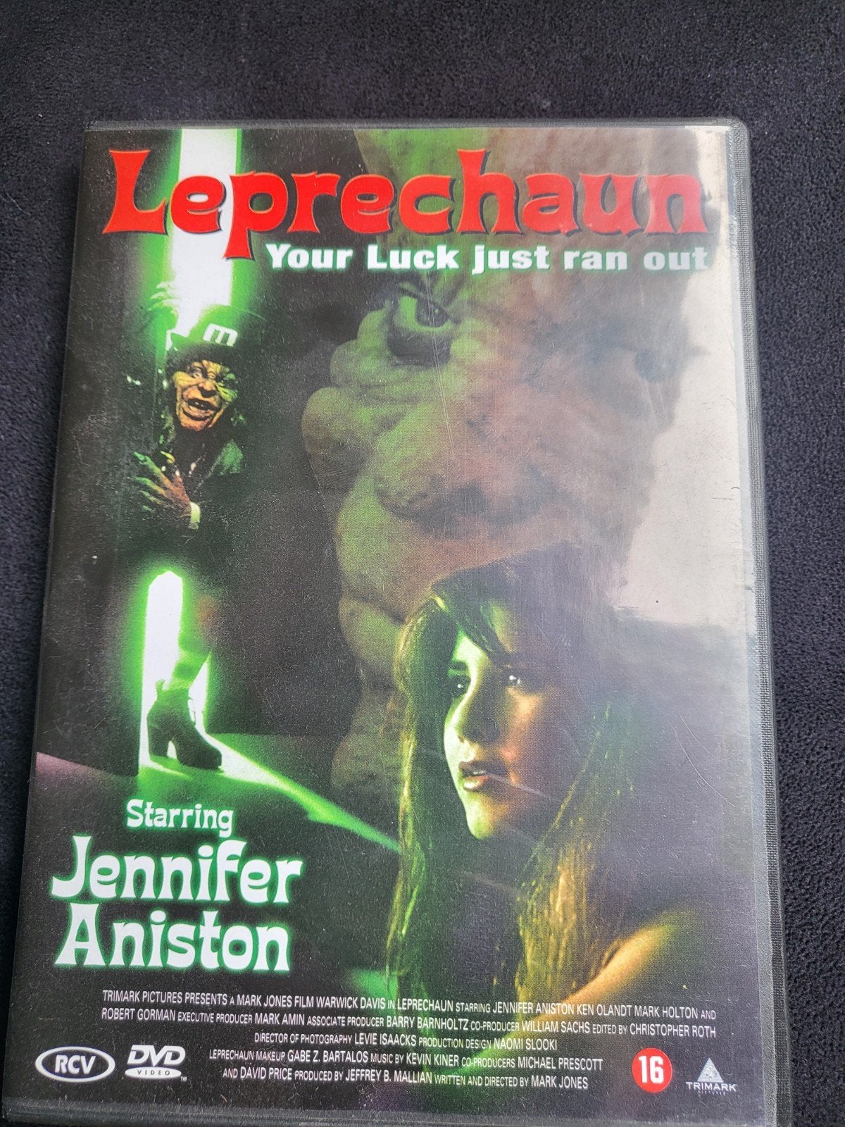 Leprechaun DVD - Horrorfilm met Jennifer Aniston, Vanaf 16 jaar, Nederlands, Ophalen of Verzenden, Cult