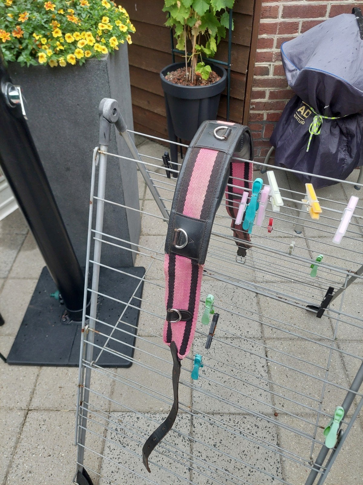 longeer singel roze met kussens, Ophalen of Verzenden, Gebruikt, Overige disciplines