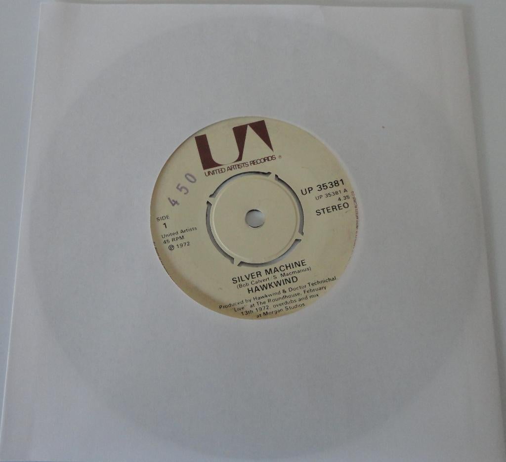 Hawkwind > Silver Machine, Gebruikt, 7 inch, Single, Ophalen of Verzenden