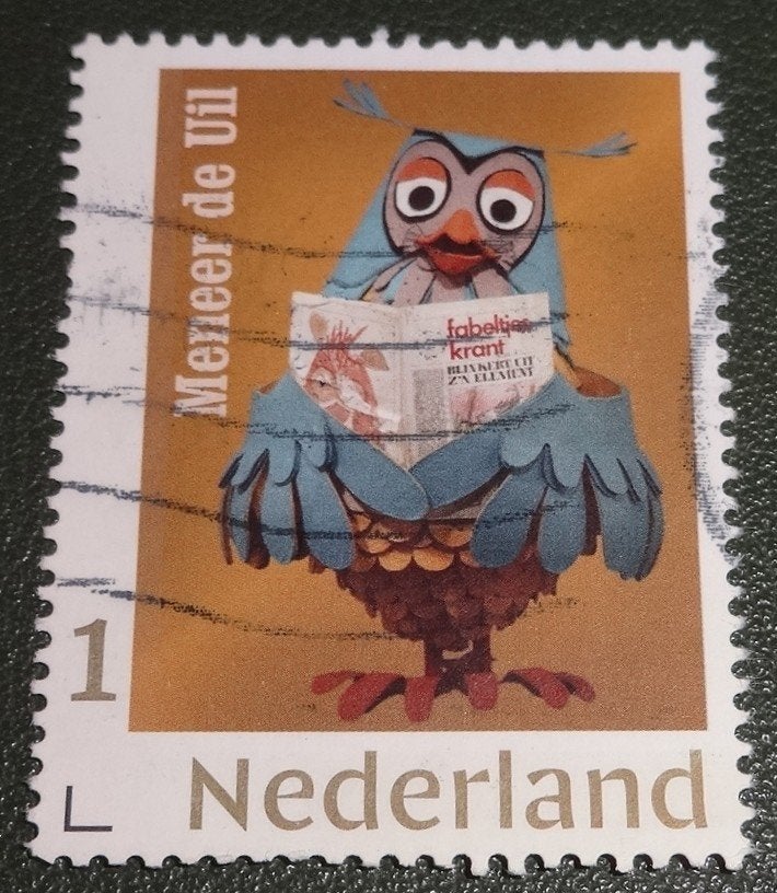 Fabeltjeskrant - 3678a - 2018 - Meneer de Uil - PNe01-11, Verzenden, Na 1940, Gestempeld