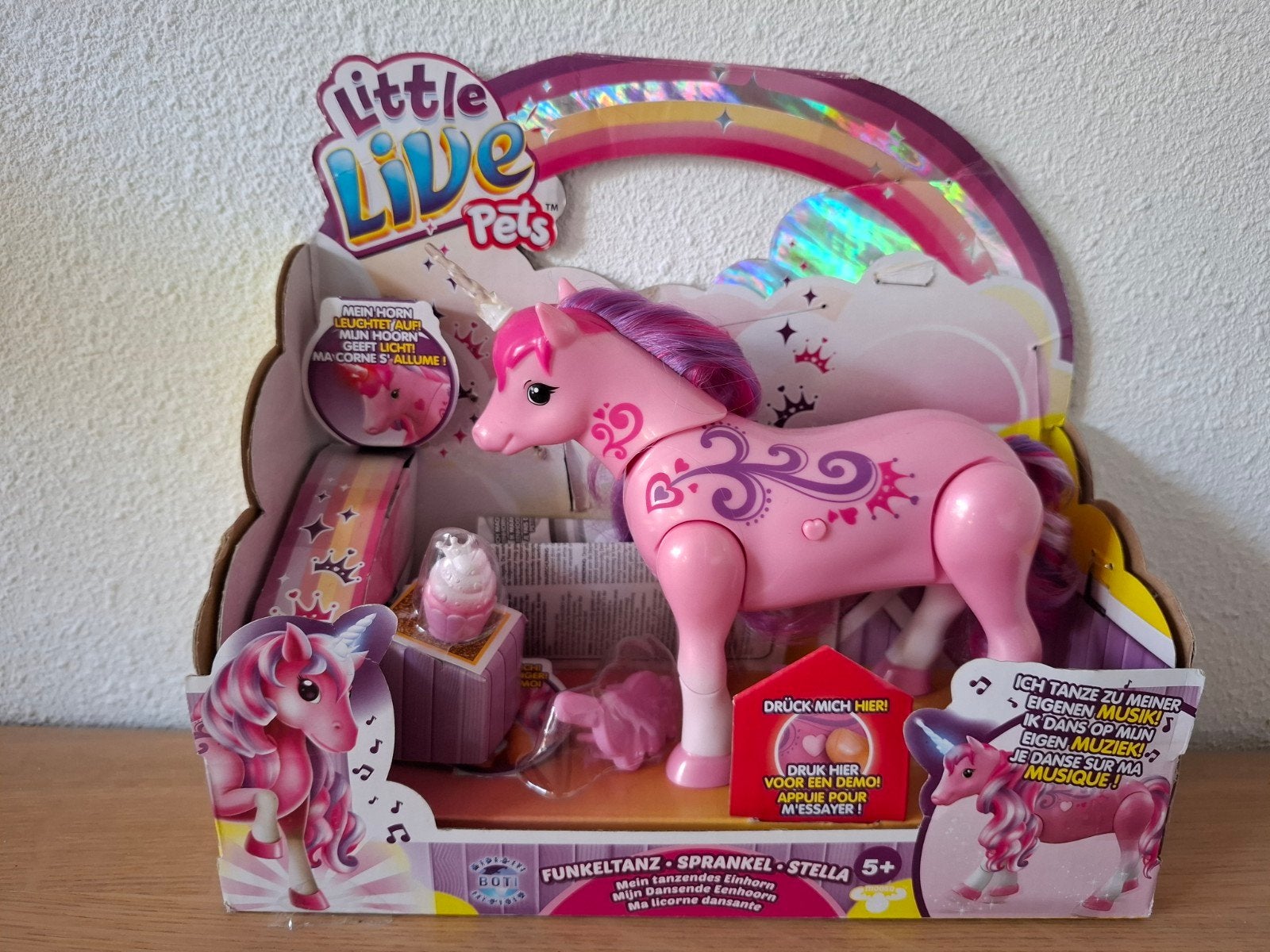 Little Live Pets dansende Eenhoorn Stella, Kinderen en Baby's, Ophalen of Verzenden, Zo goed als nieuw