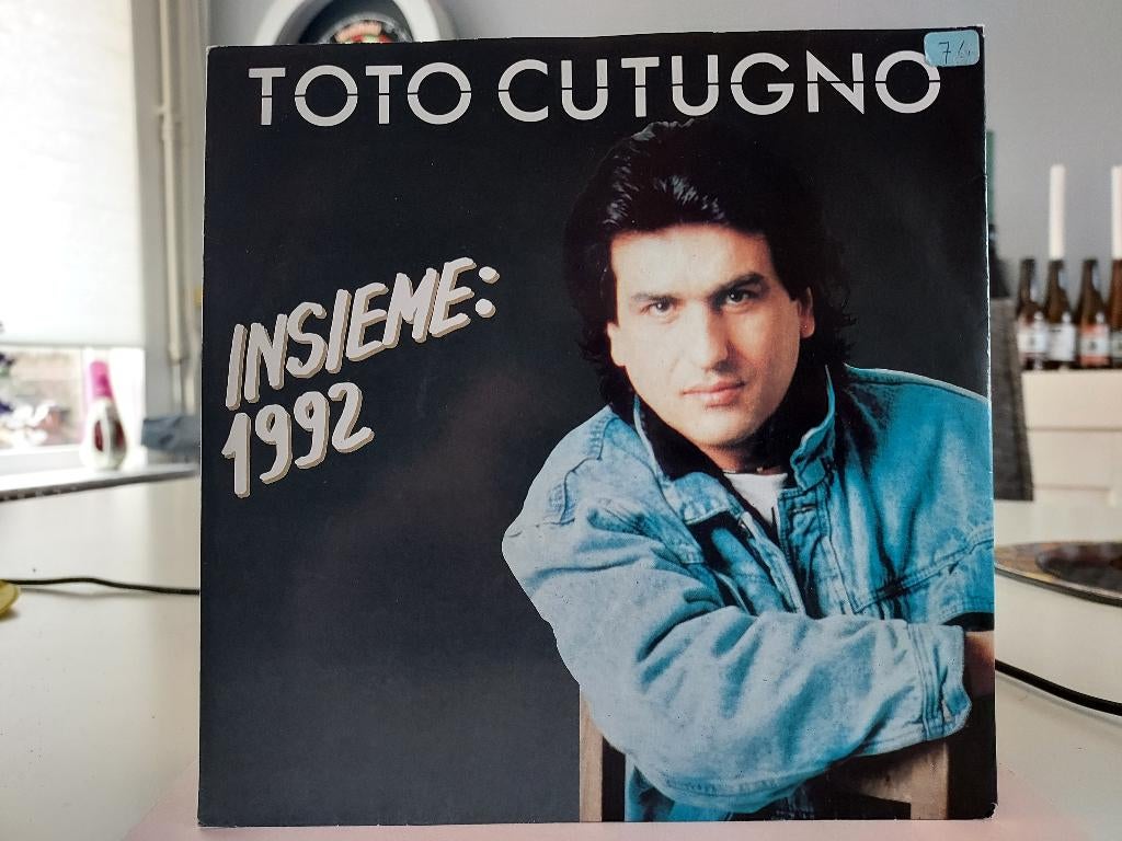 7" Single Toto Cutugno - Insieme 1992 + Instrumental, Cd's en Dvd's, Gebruikt, 1990 - 1999, 7 inch, Single
