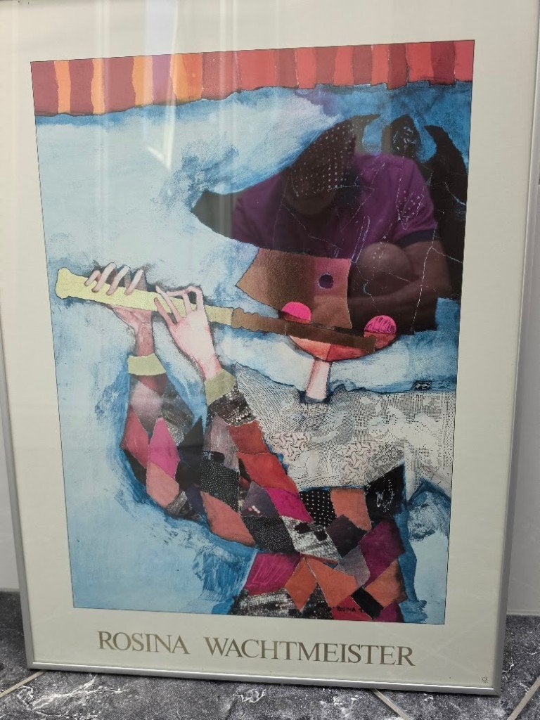 Ingelijste poster, Rosina Wachtmeister, Huis en Inrichting, Woonaccessoires | Schilderijen, Tekeningen en Foto's, Ophalen, Zo goed als nieuw