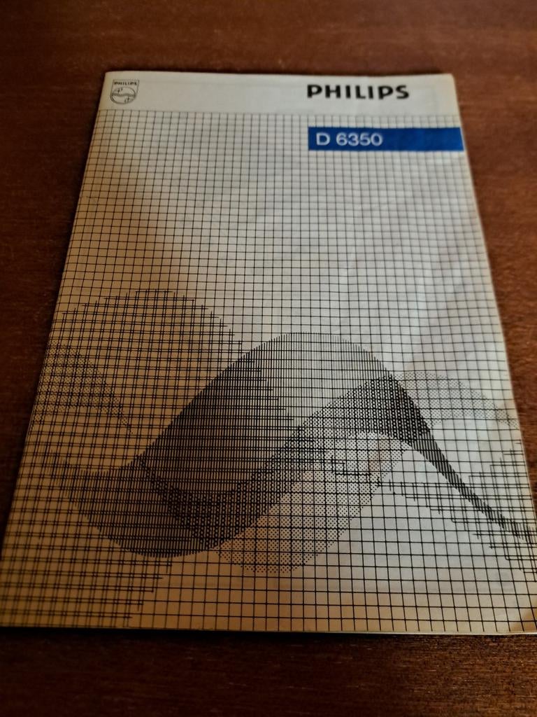Philips vintage cassette D6350, Boeken, Catalogussen en Folders, Ophalen of Verzenden