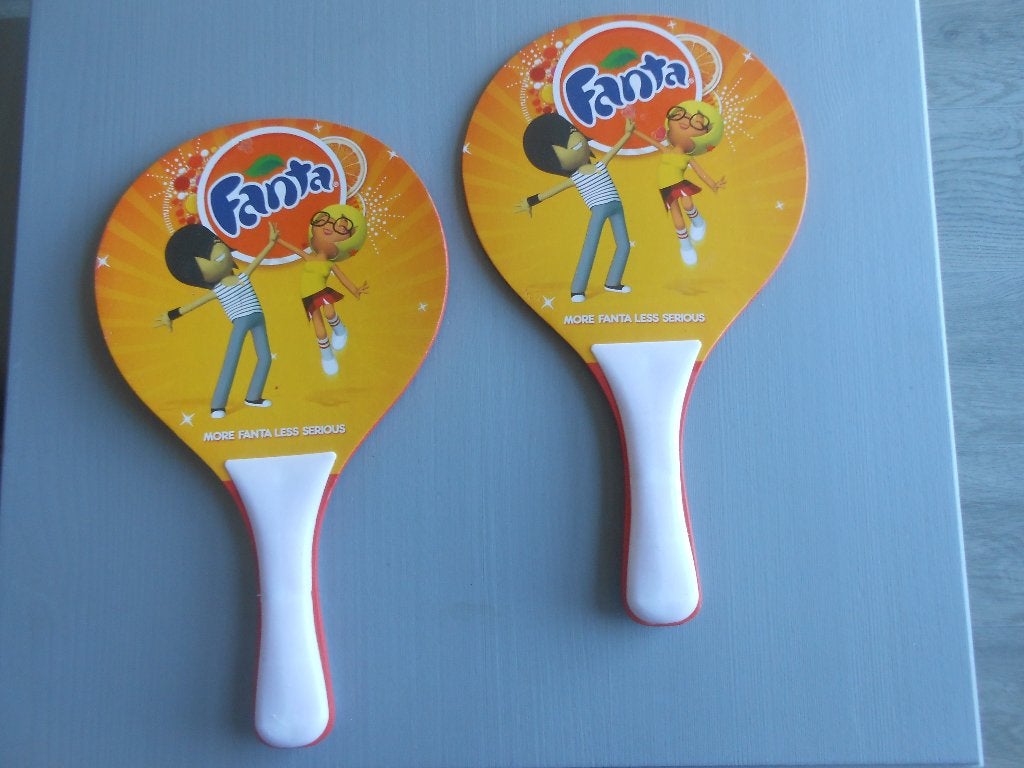 Fanta ping pong bats, Ophalen, Gebruikt