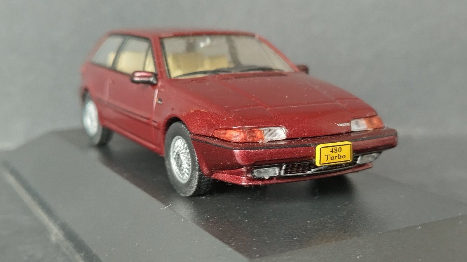 Volvo 480 Turbo Usa 1:43 Atlas Collections Pol, Hobby en Vrije tijd, Modelauto's | 1:43, Overige merken, Auto, Verzenden, .