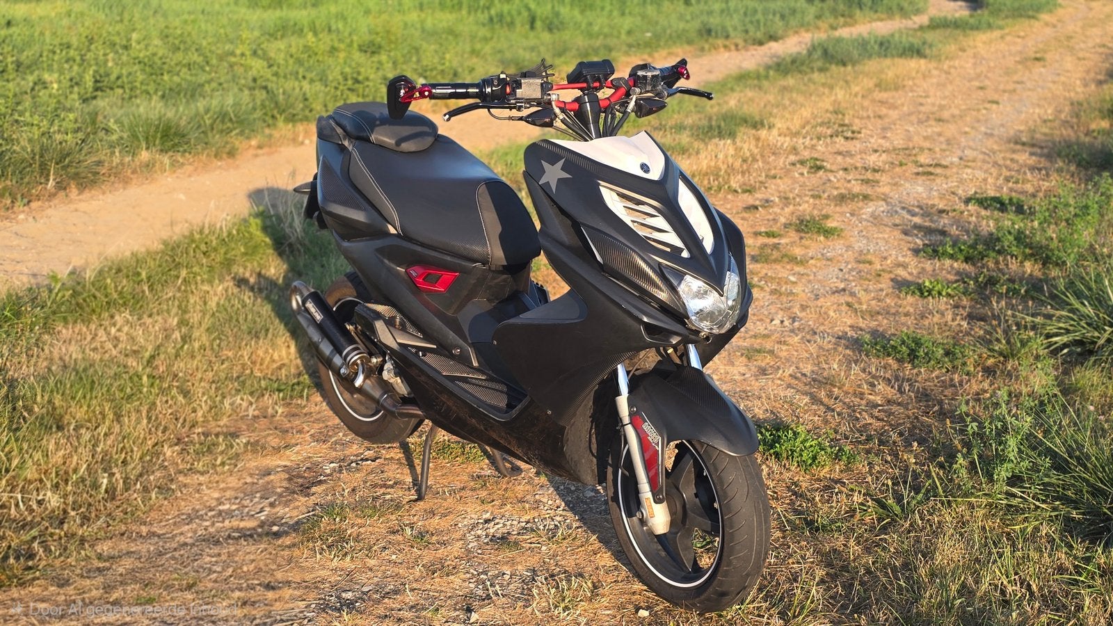 Yamaha aerox 2014 naked + begrenzer, Ophalen, Aerox, Maximaal 45 km/u, Zo goed als nieuw