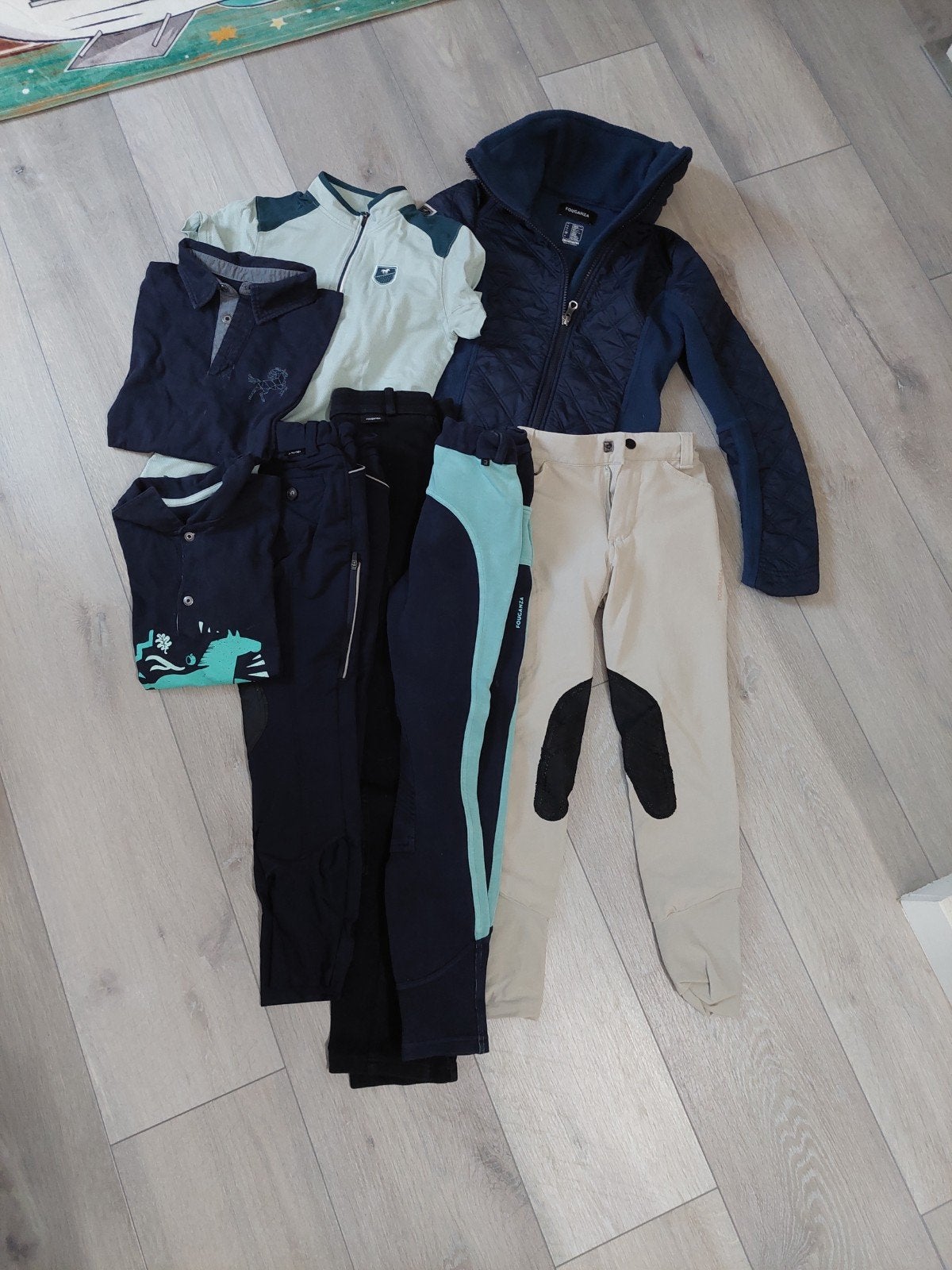 paardrijkleding maat 130-140, Dieren en Toebehoren, Fouganza, Ophalen of Verzenden, Overige maten, Recreatie