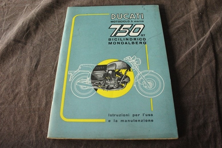 Ducati 750 GT 1971 Istruzioni manutenzione 5 versnelling, Ophalen of Verzenden, Ducati