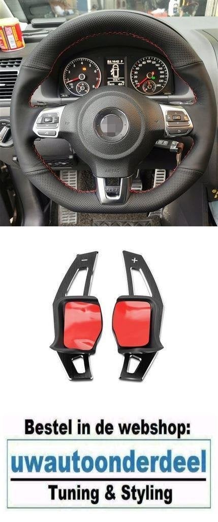 Flippers Schakel Paddles Stuur Geschikt Voor Vw Golf 6 DSG, Verzenden, Automotive Parts, A.parts@hotmail.nl, Trasmolenlaan 12 3447 GZ Woerden