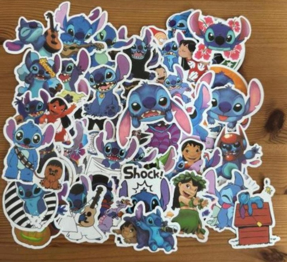 Stitch thema stickers, Verzenden, Nieuw, Meerdere stickers