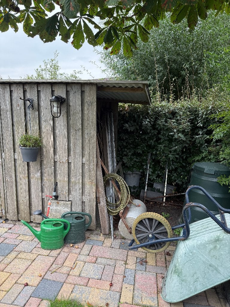 Tuinberging / schuurtje gebruikt, Ophalen, Gebruikt, 250 tot 500 cm, Schuur