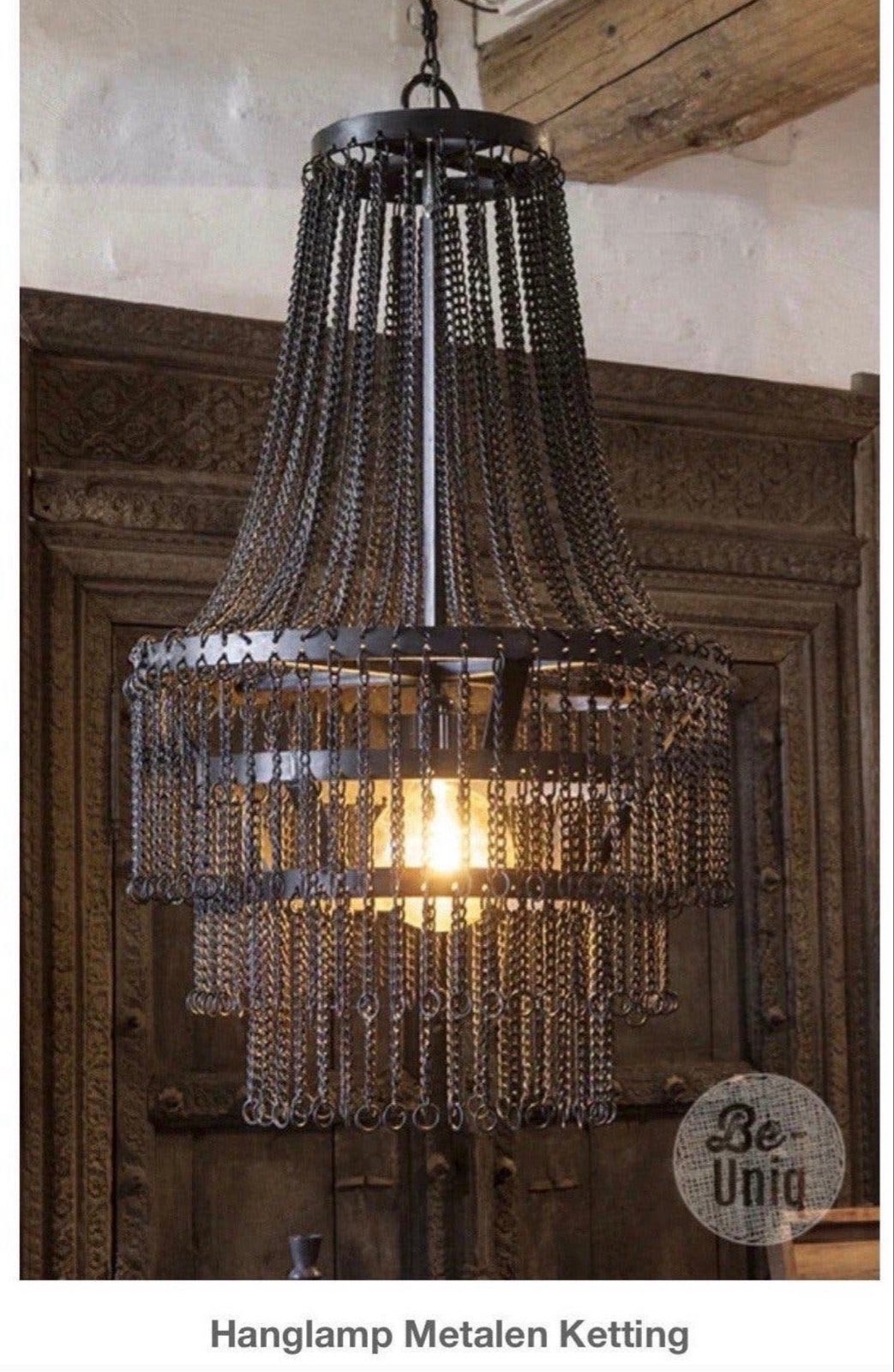 Nieuwe landelijke hanglamp Katie Hoffz stijl, Ophalen, Nieuw, Metaal, E27 (groot)