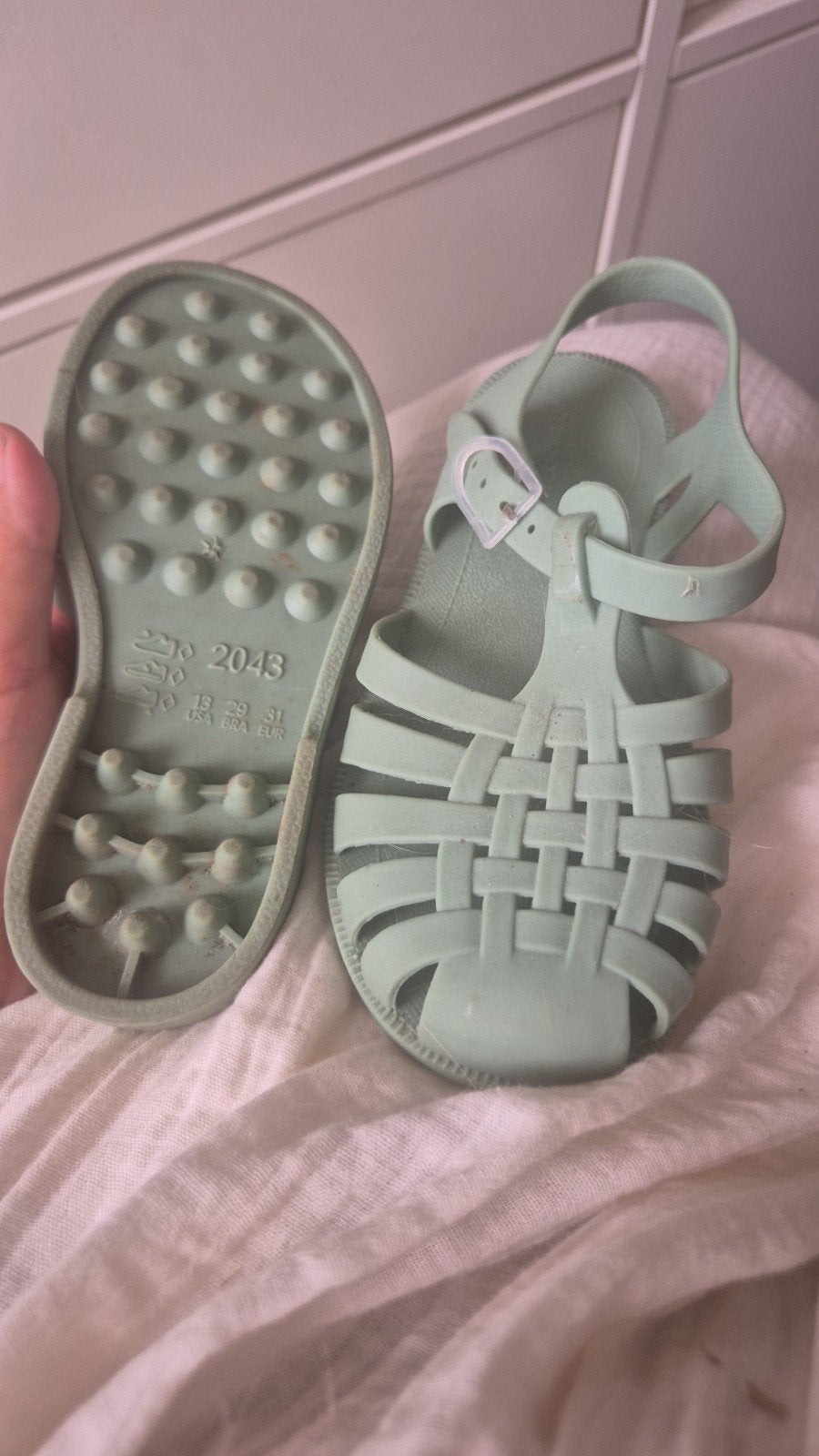 Groene waterschoenen voor kinderen - Maat 31, Gebruikt, Jongen of Meisje, Schoenen, Ophalen of Verzenden