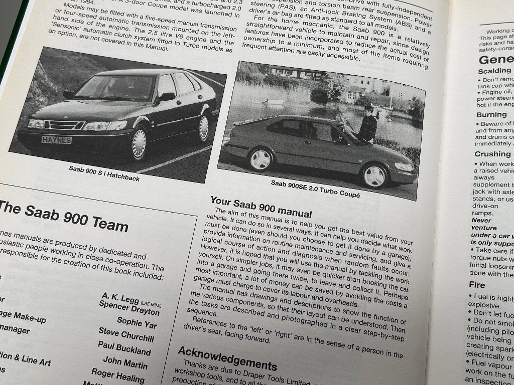 Haynes Werkplaatshandboek Saab 900 1993-1998, Auto diversen, Ophalen of Verzenden