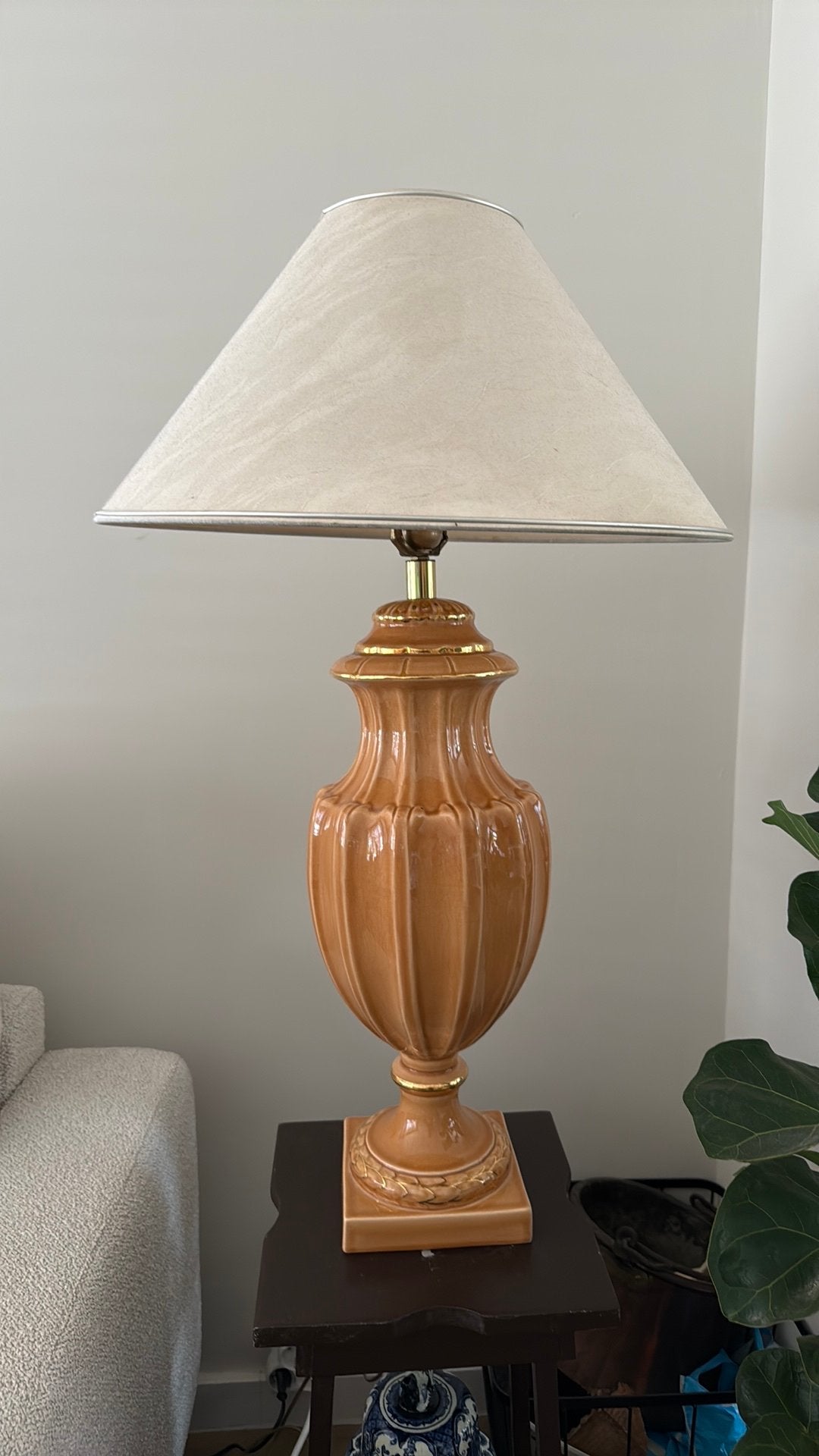 Mooie ouderwetse lamp, Ophalen, Zo goed als nieuw