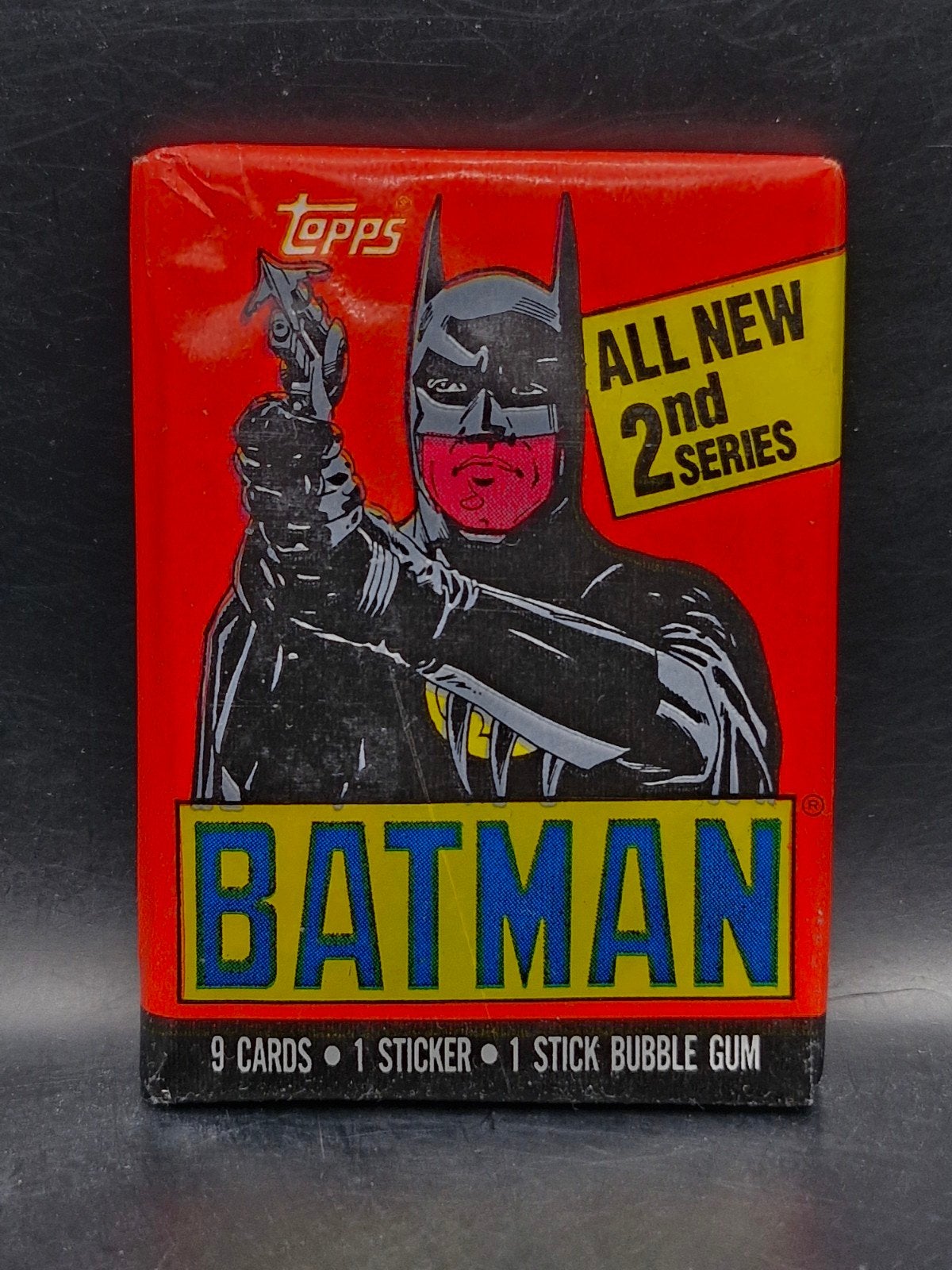Batman 1989 topps all new 2nd Series pack 9 cards, Verzenden, Zo goed als nieuw, Meerdere kaarten