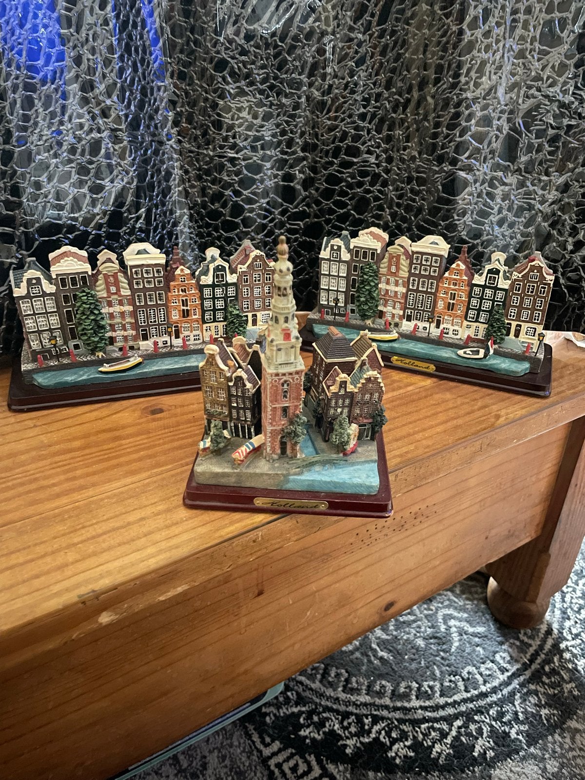 Matix Souvenirs BV Amsterdamse grachtenpanden en kerk, Ophalen, Gebruikt