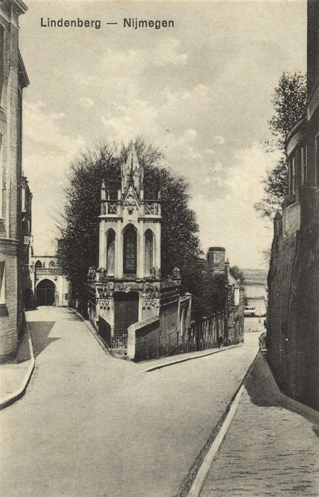 Lindenberg - Nijmegen - 1928 gelopen, Ophalen of Verzenden, 1920 tot 1940, Gelopen, Gelderland