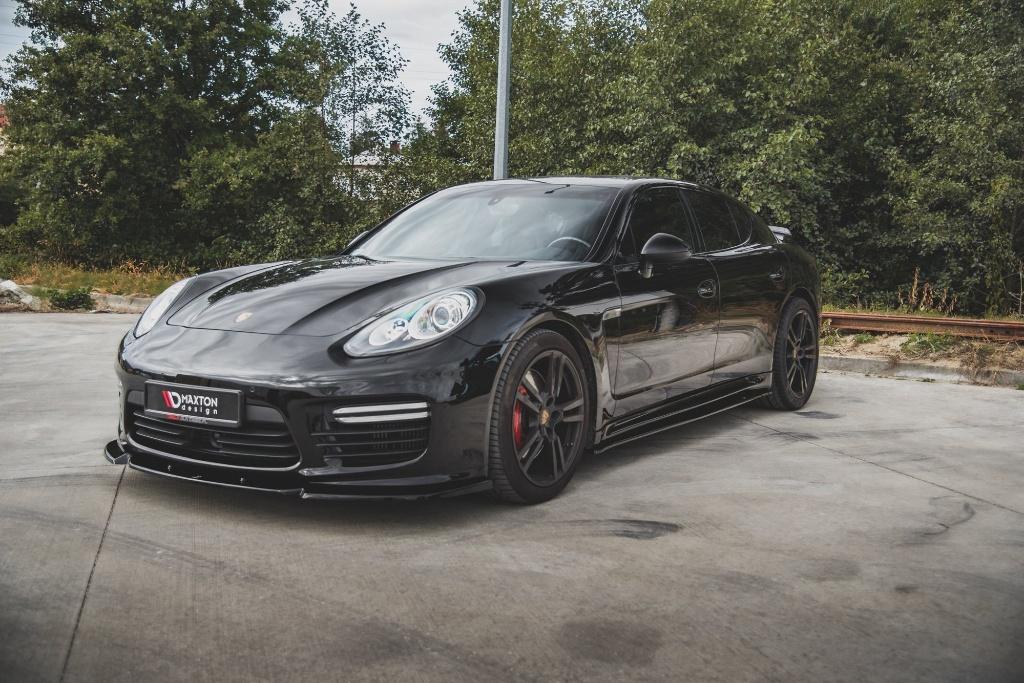 Voorlip spoiler sideskirt diffuser Panamera Turbo 970 13-16
