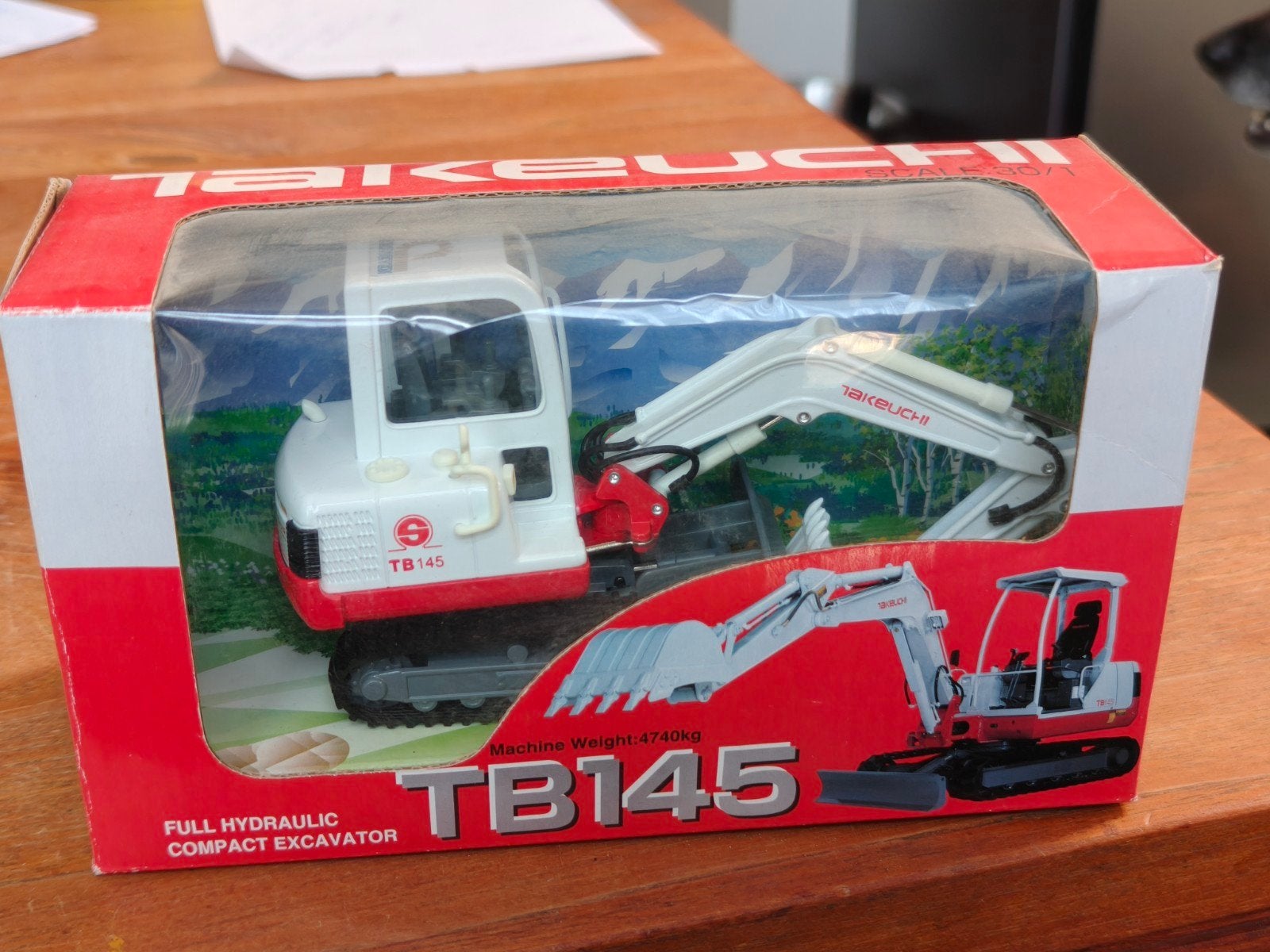 Takeuchi TB145 Compact Graafmachine Model - Nieuw in Doos, Overige merken, 1:32 tot 1:50, Overige typen, Nieuw