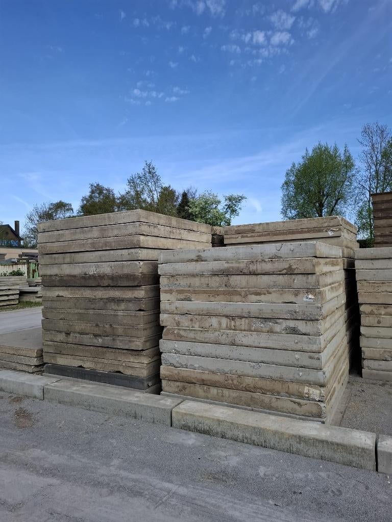 betonplaten, Tuin en Terras, Tegels en Klinkers, Ophalen of Verzenden, Gebruikt, Beton, Overige typen
