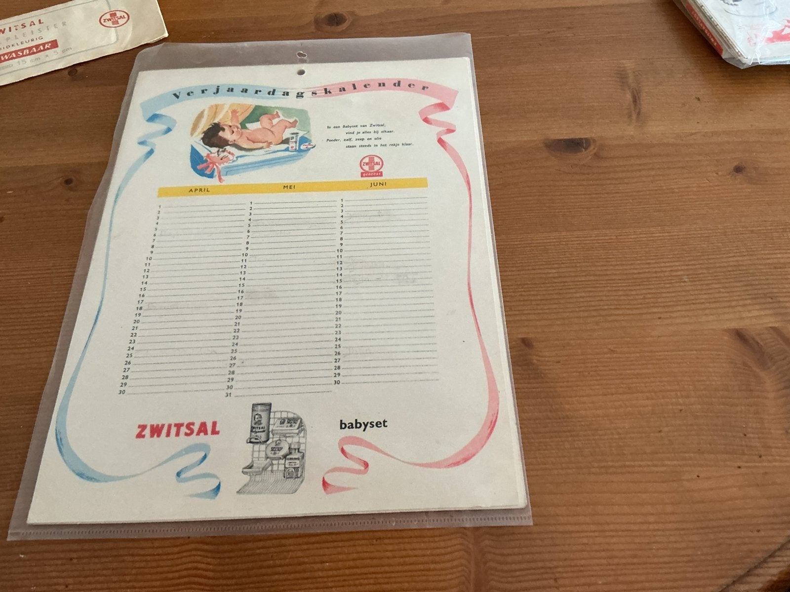 Zwitsal kalender, Diversen, Kalenders, Ophalen of Verzenden, Maandkalender, Zo goed als nieuw