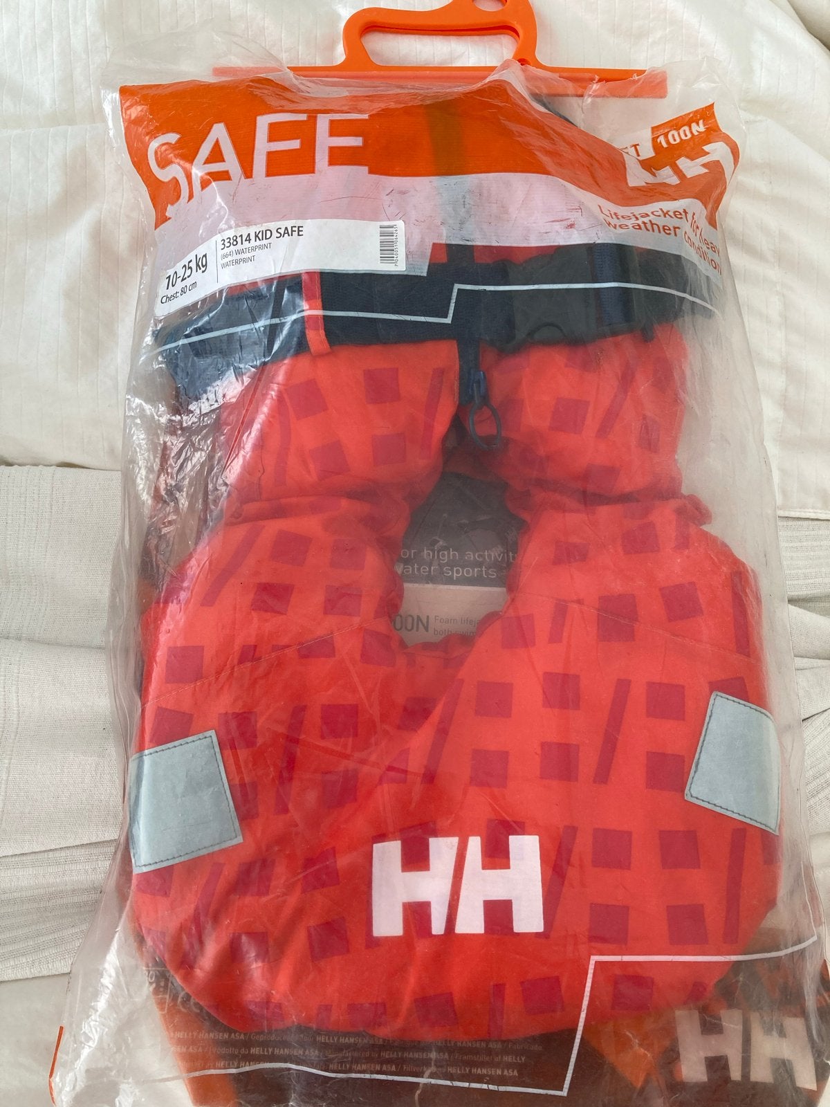Helly Hansen Kids Safe Reddingsvest 10-25kg, Ophalen of Verzenden, Zo goed als nieuw, Kind, Reddingsvest of Zwemvest