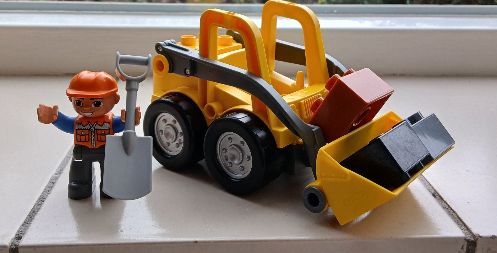 Lego Duplo 5650 Graafmachine, Ophalen of Verzenden, Zo goed als nieuw, Duplo, Complete set