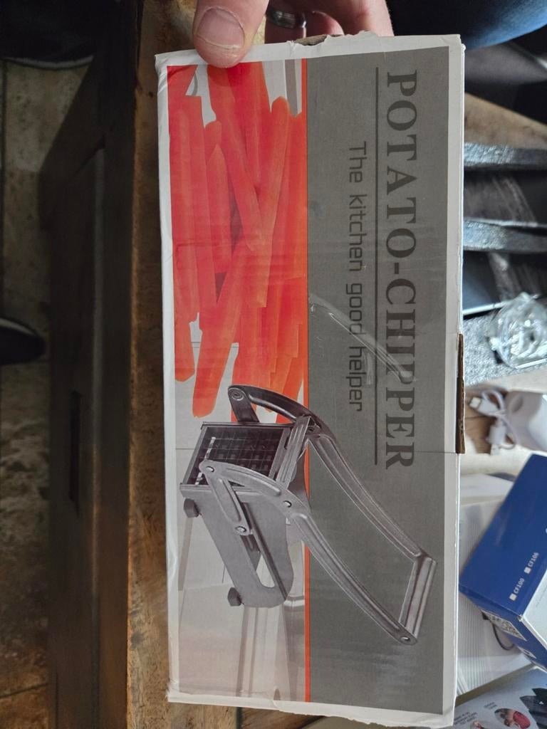 Nieuwe Friet Snijder - Aardappelchips Maker, Overige typen, Nieuw, Ophalen of Verzenden, Metaal